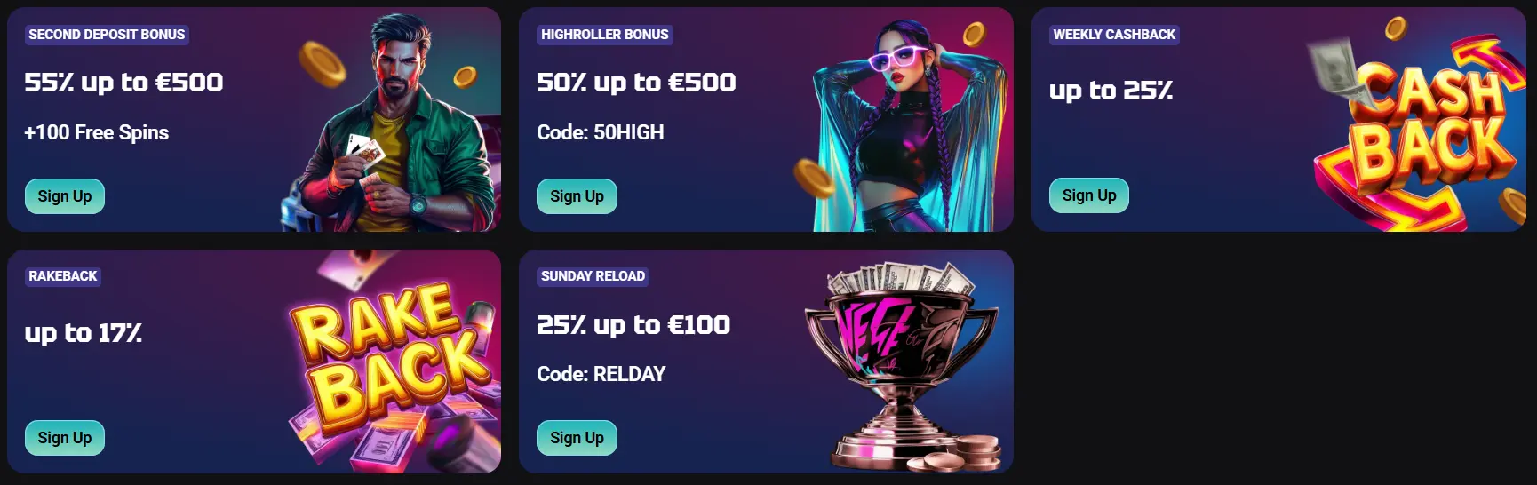 Bonuses and зromotions at Need for Slots Casino.